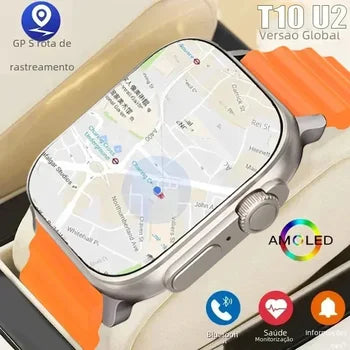 2024 new Smart Watch 9 ultra Pro MAX Gen 2 49mm Amoled Screen Smartwatch High Refresh Rate Wireless Charging Men Women For Sport